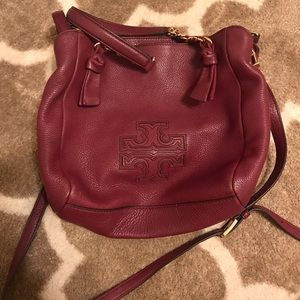 Beautiful Maroon Tory Burch Crossbody